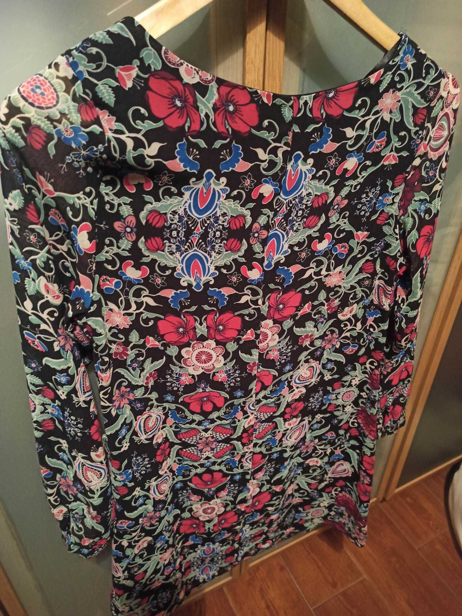 Vestido  flores senhora