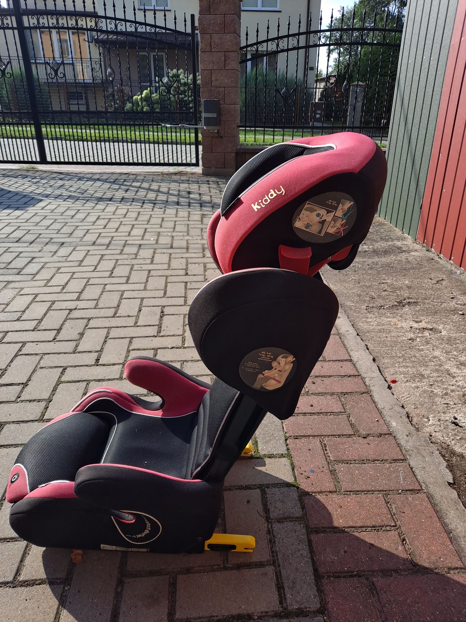 Fotelik isofix kiddy 15-36 kg