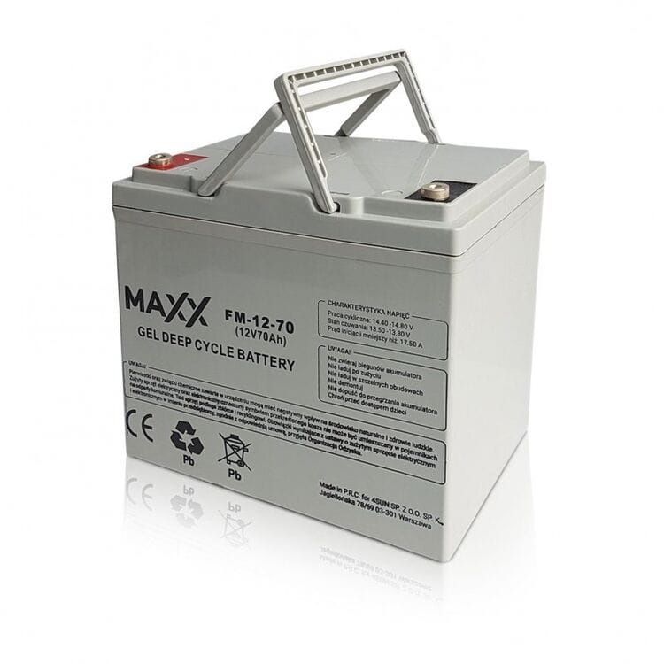 Aкумулятор GEL для ДБЖ та інвертерів 12V 70Ah FM-12-70 MAXX