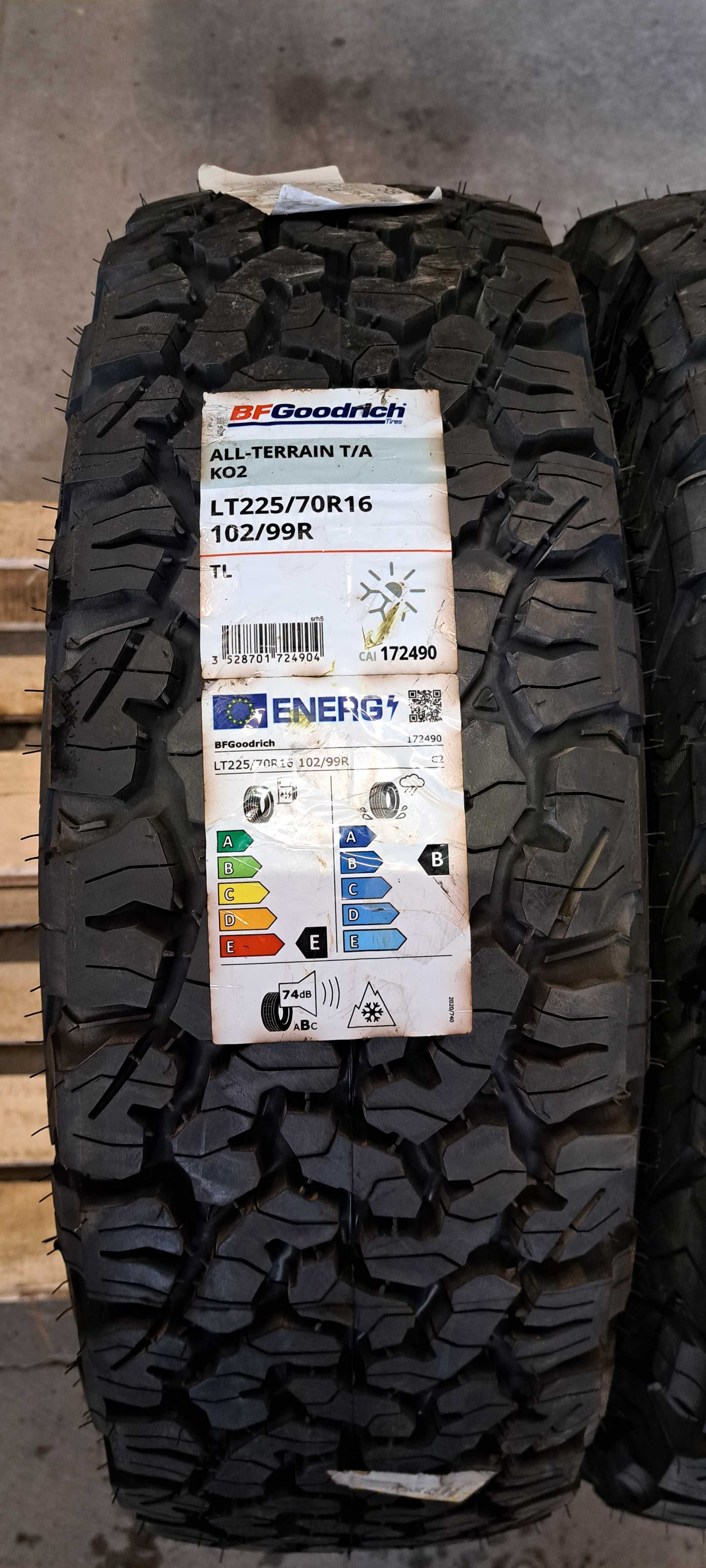 Opony wielosezonowe NOWE 225/70r16 All Terrain T/A KO2