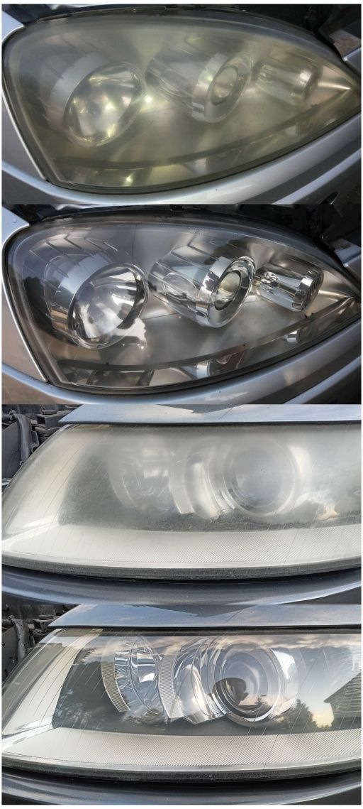 Polerowanie lamp regeneracja reflektorów. Od 45zł. Korekta lakieru.
