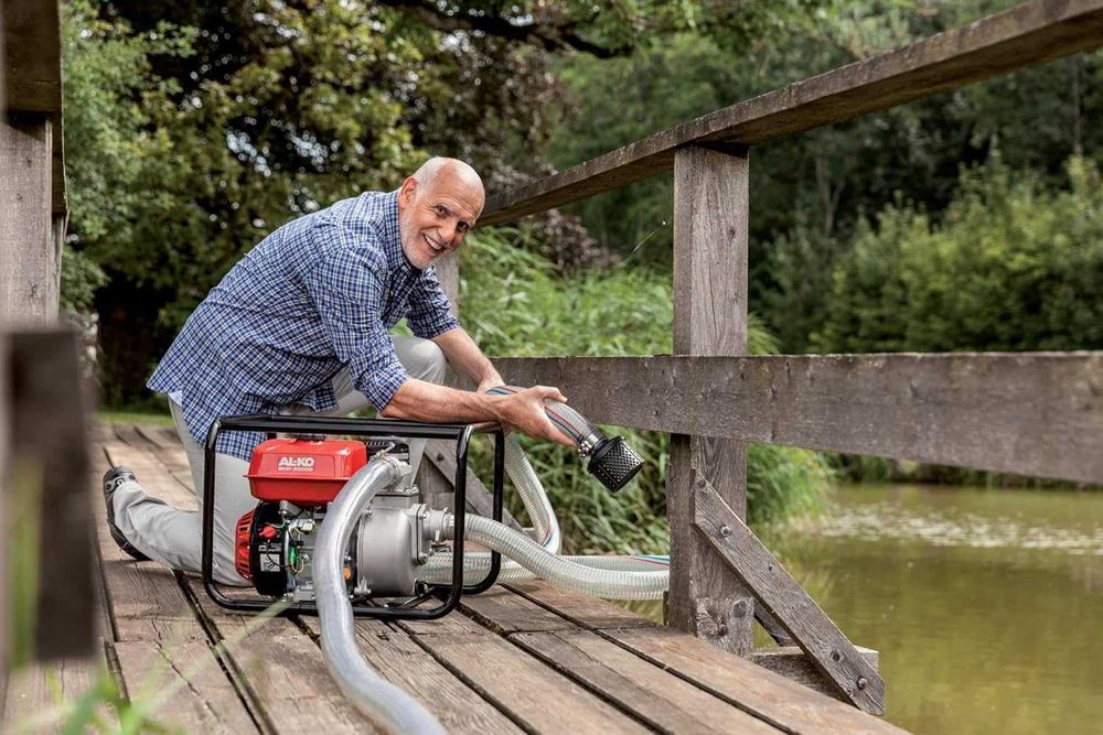 AL-KO bmp 3000 spalinowa Pompa Wodna 4,1kW 30000L/h nawadnianie studni