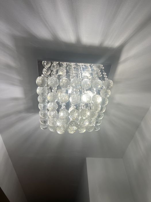 Lampa sufitowa krysztalowy