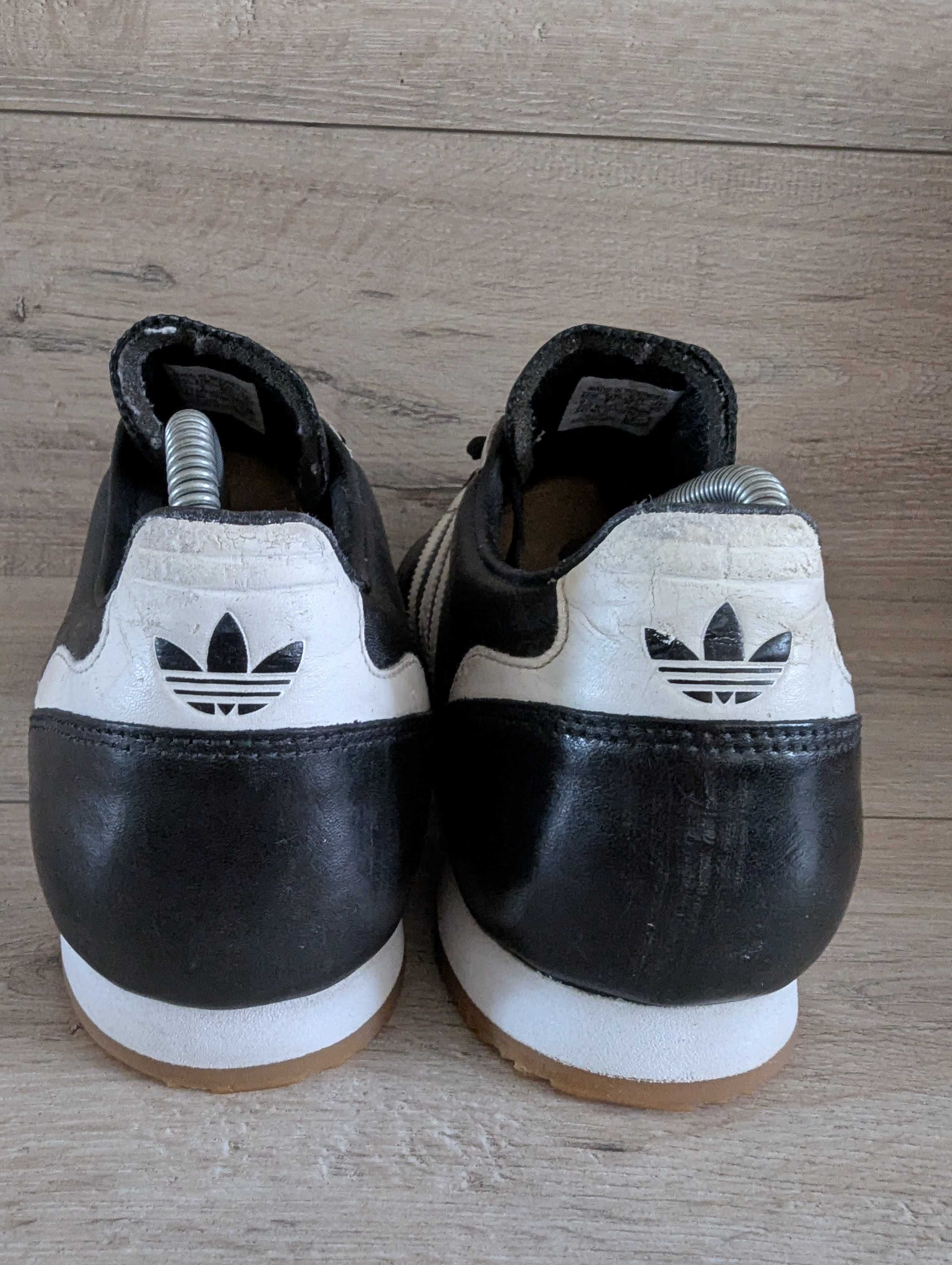 Мужские черные кожаные кроссовки Adidas Rio Grande винтаж 43 р 27.5 см