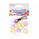 Koraliki do nawlekania serca. Brewis. Nowy Produkt
