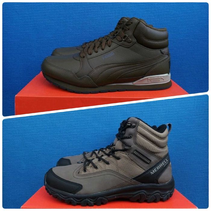 Puma Runner Mid / Merrell Thermo Akita Mid Waterproof (40-46) Оригінал