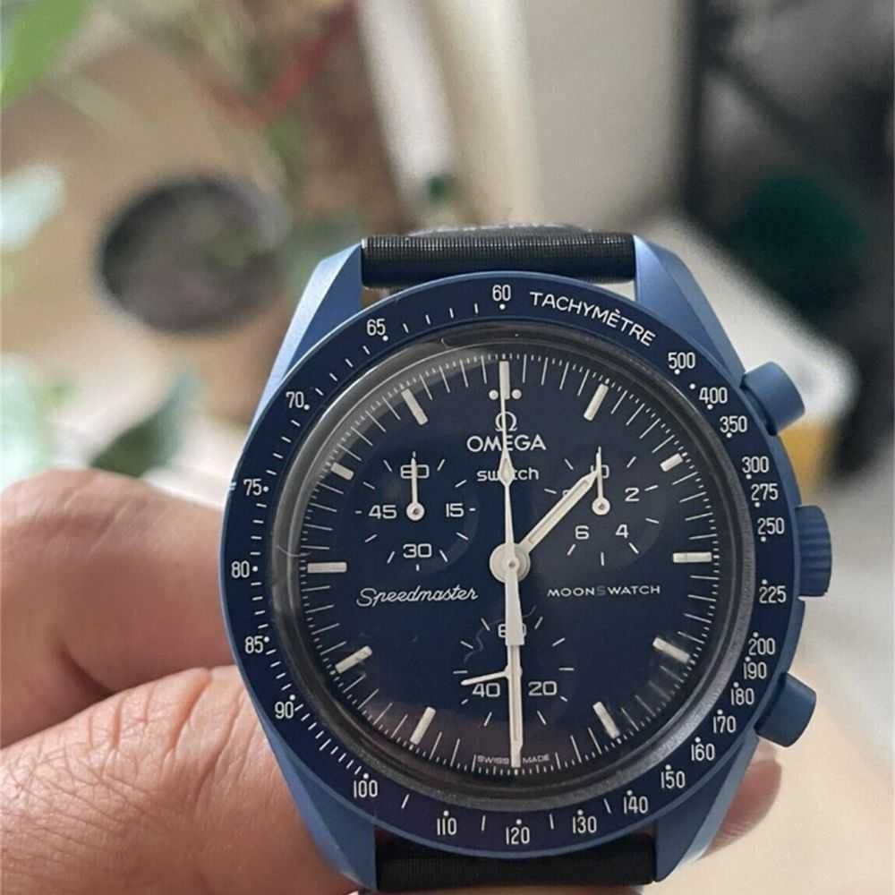 Mission To Neptune SO33N100 Omega x Swatch Limitowana Edycja