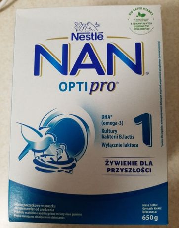 Молочна дитяча суміш NAN 1 Optipro 650 г детское питание смесь