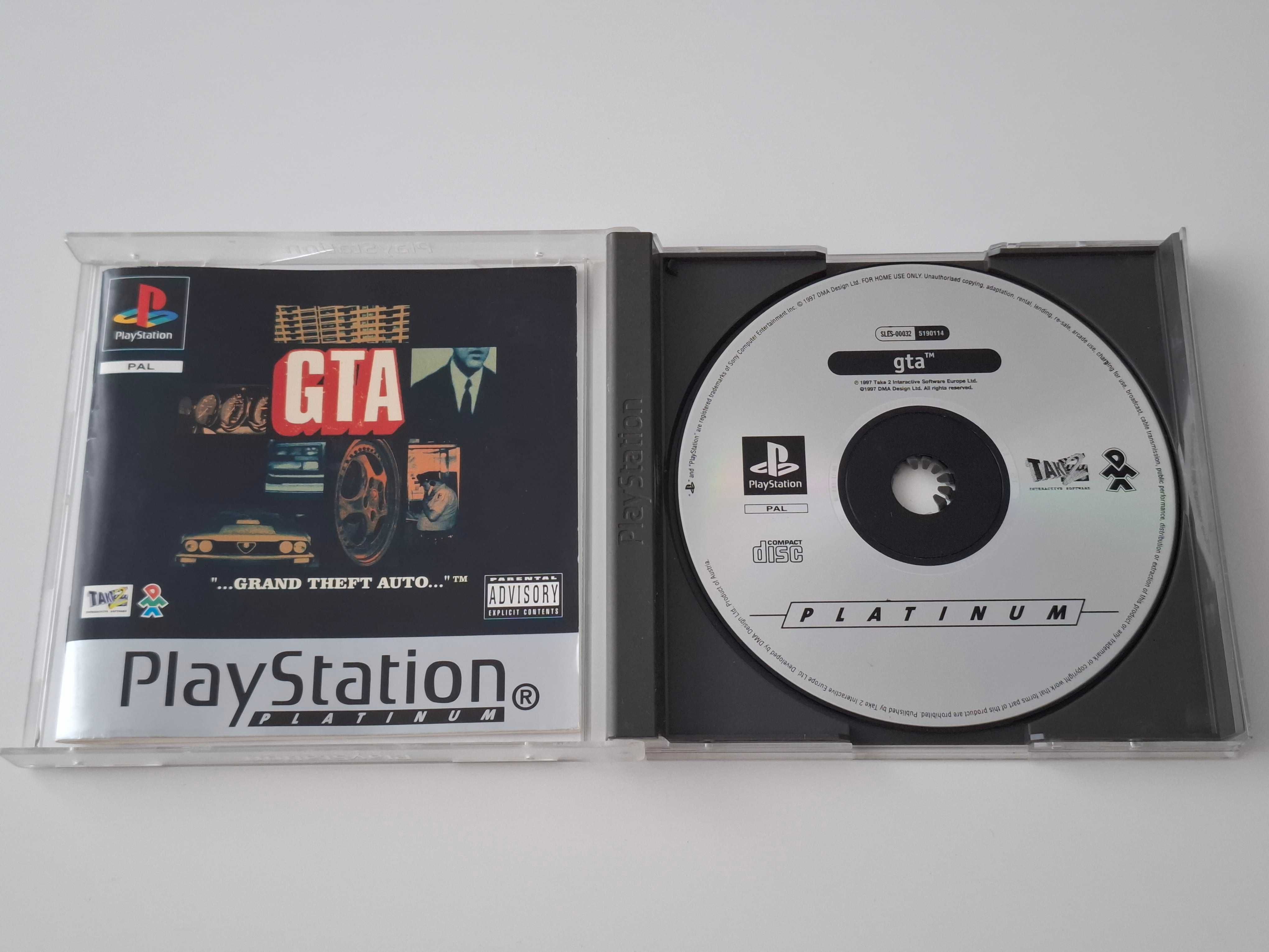 Grand Theft Auto PSX PS1 European Version