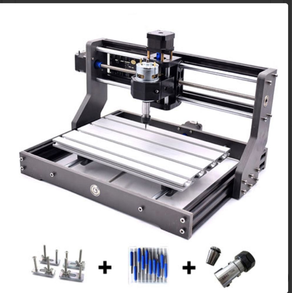 ЧПУ станок фрезерный CNC 3018 Pro CNC3018 GRBL DIY и патрон ER11 цанга