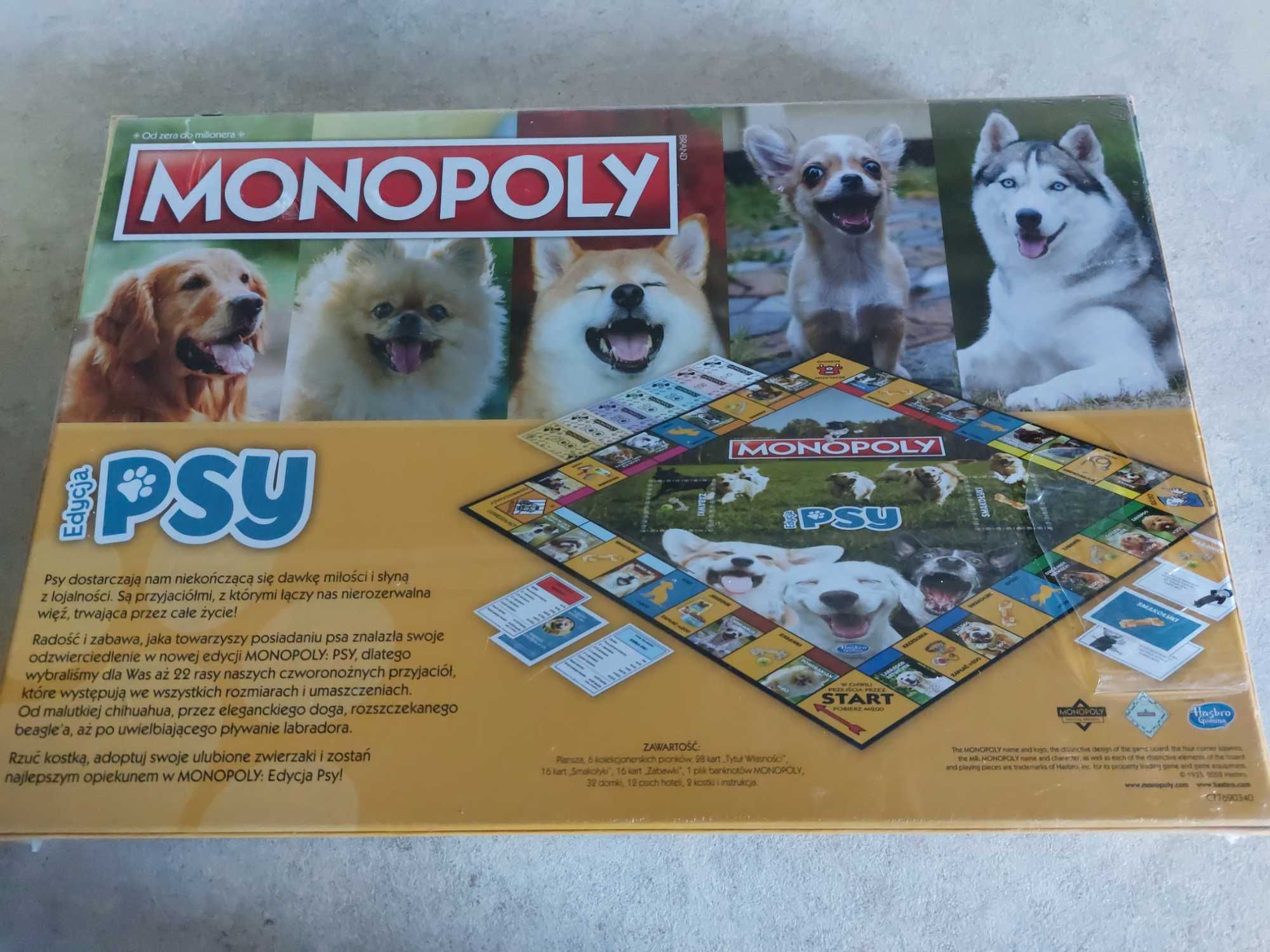 Gra planszowa monopoly psy