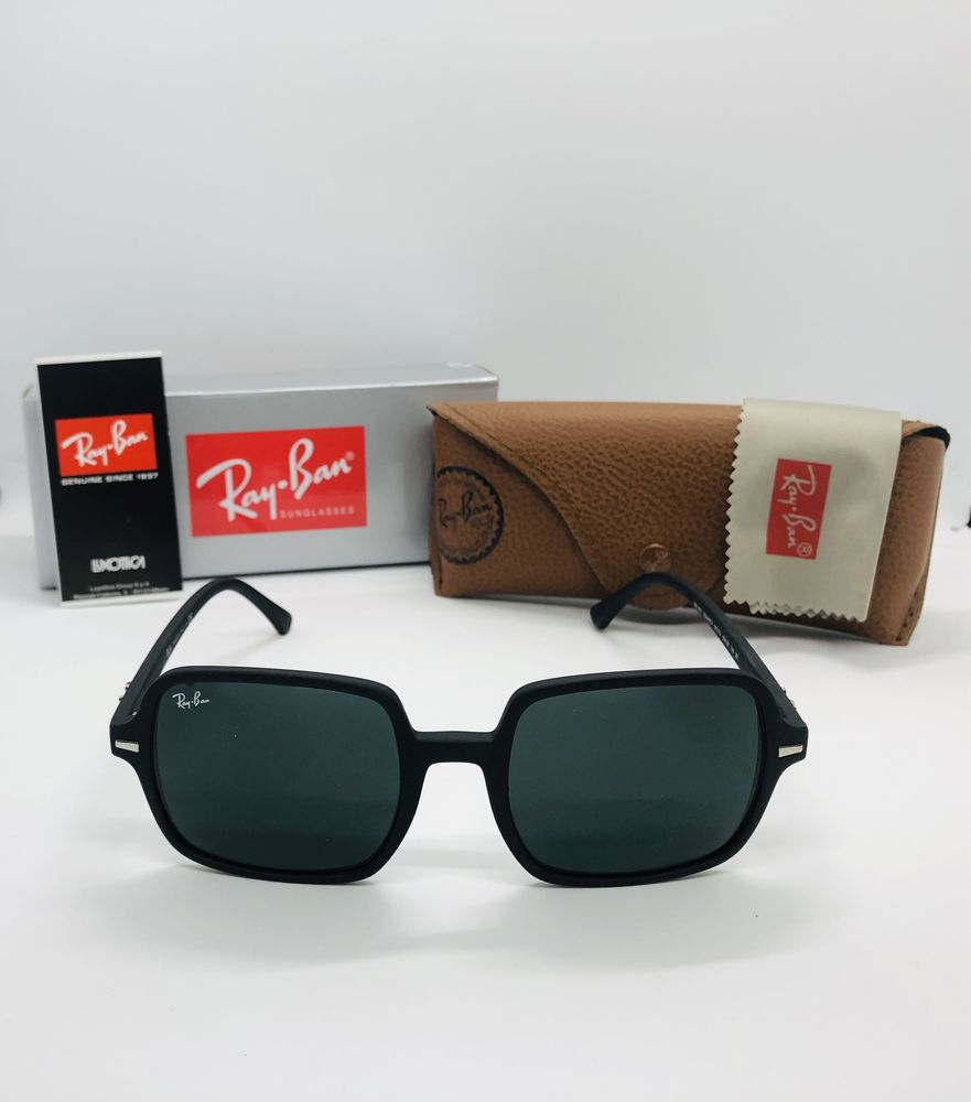 Солнцезащитные очки Ray Ban Square II 1973 Matte Black 53мм стекло