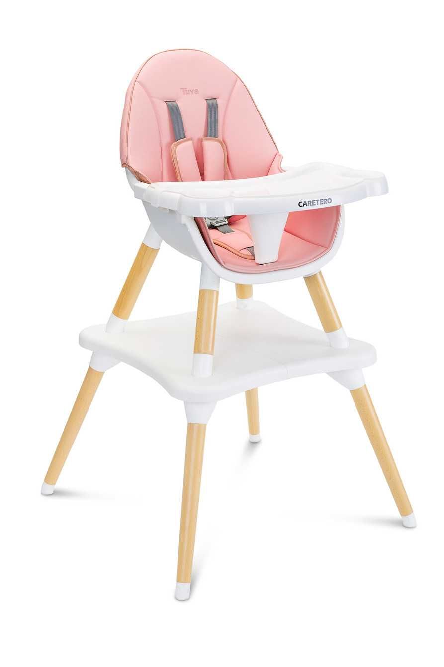 TUVA pink 2w1 krzesełko dziecięce + stolik lub wysokie do karmienia