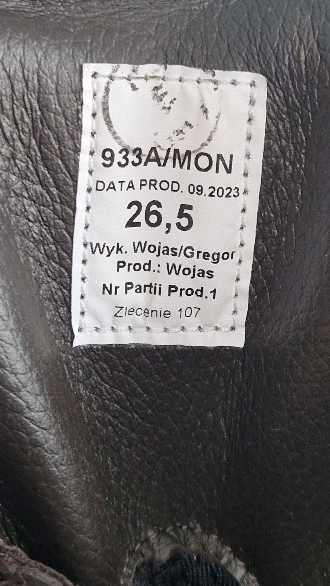 Buty zimowe wojskowe roz.26,5