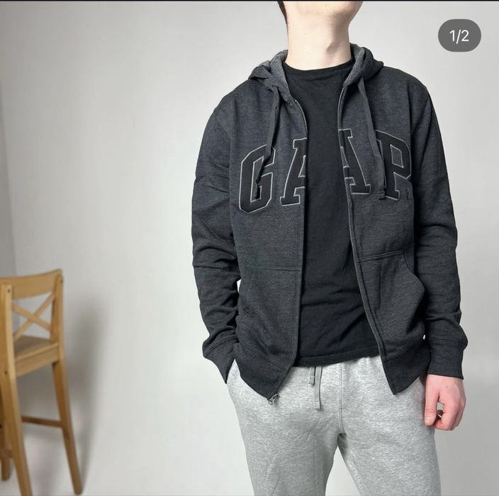 Зіп-худі від Gap, оригінал, з флісом