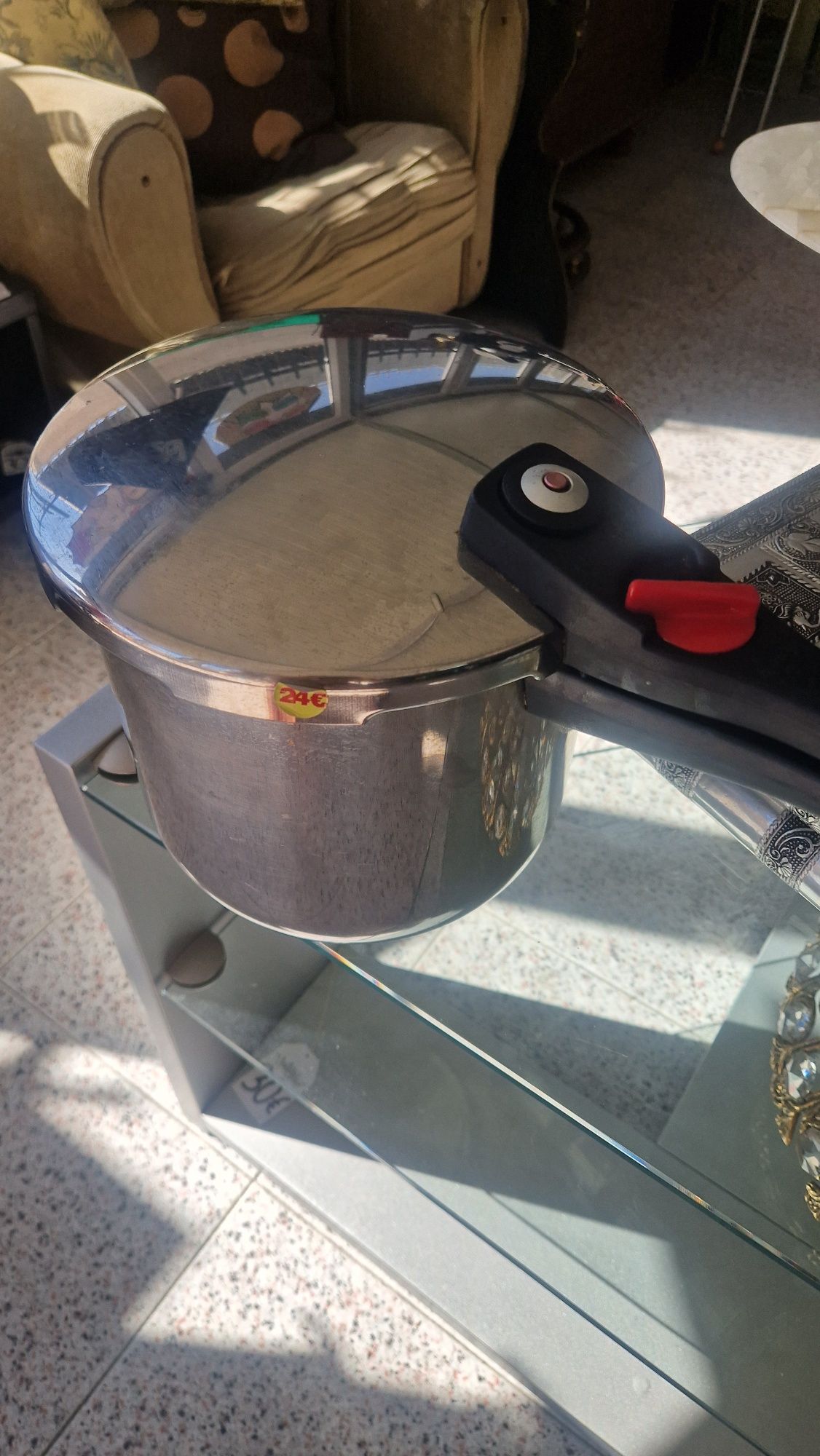 Panela de pressão em inox