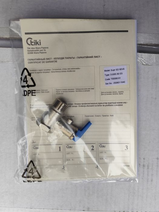 Бойлер Tiki Supr SD 80 V9  З сухими тенами, 2 кВ.!