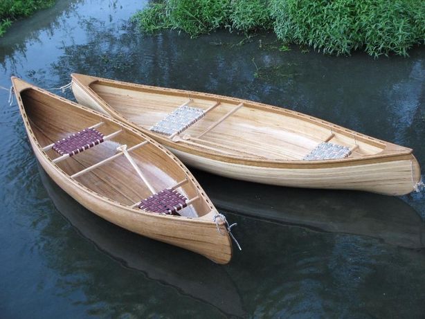 Каное (човен, каноэ, лодка) з натуральної деревини