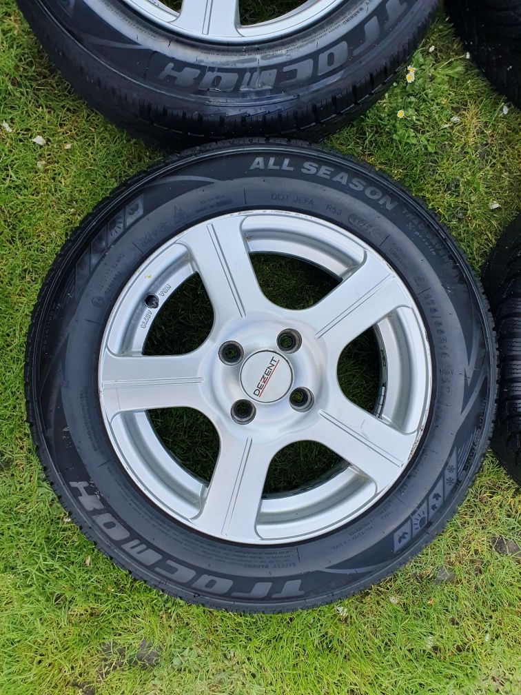 Alu felgi Wielosezonowe 4x100,Et.35*175/65R14*Hyundai Getz*7 i 6mm