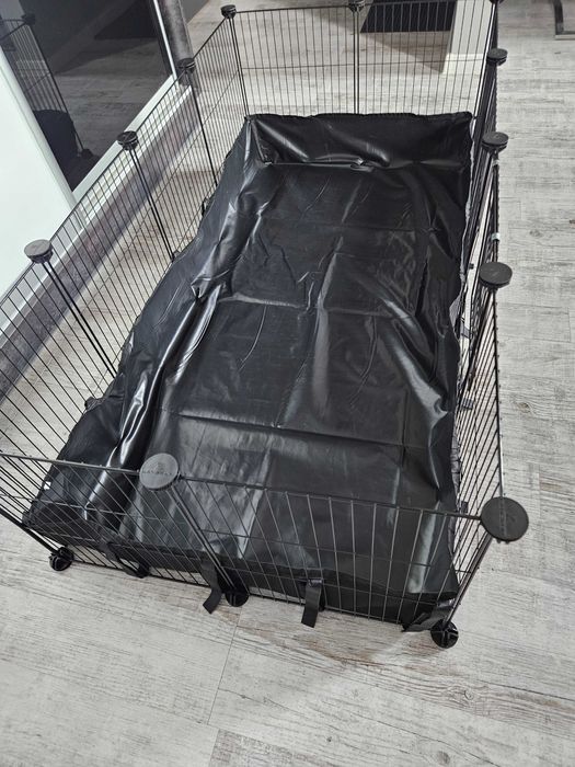 Klatka dla gryzoni chomików królików świnek z drzwiami i podłogą NOWA