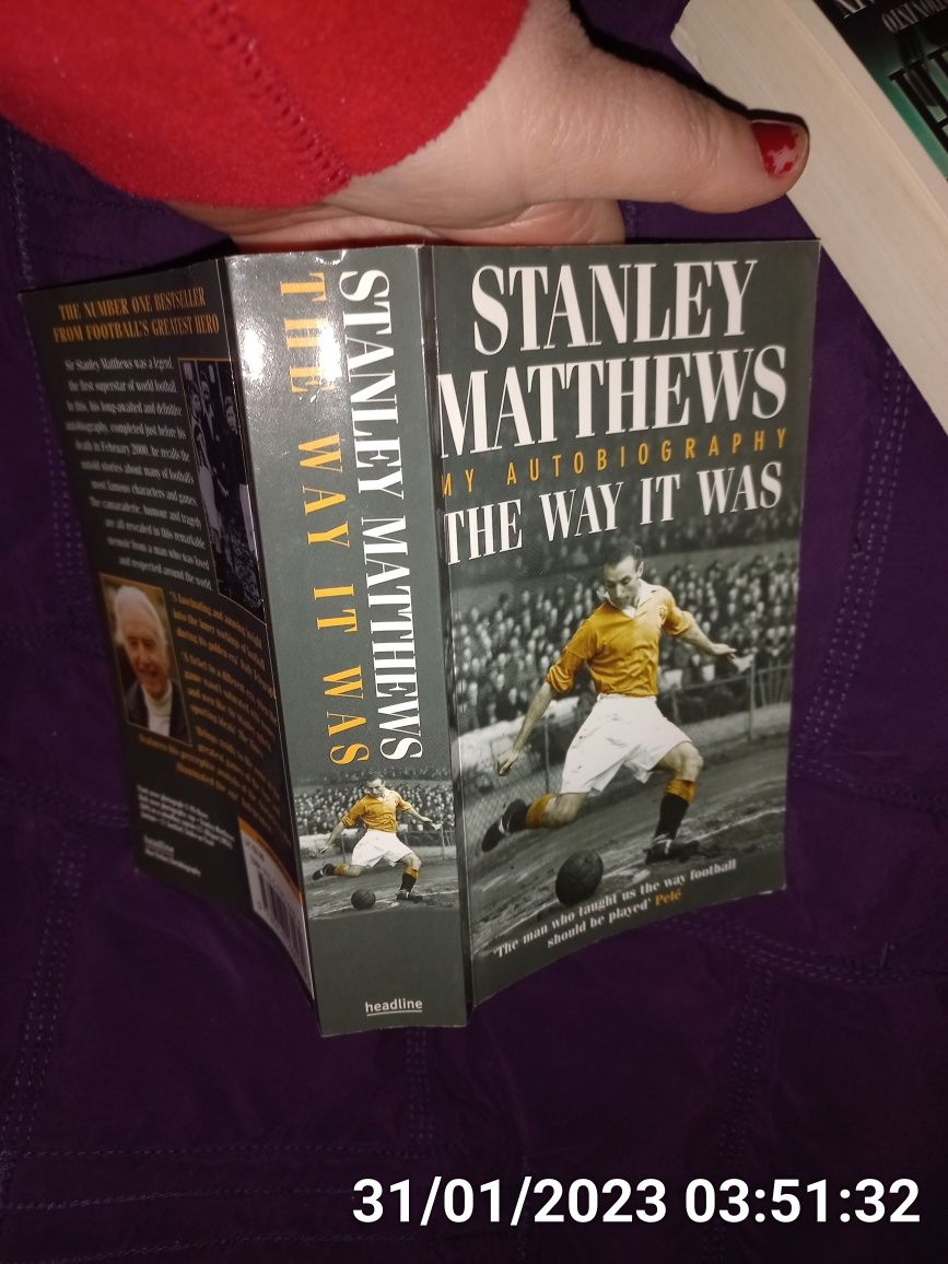 Книга английский Stanley Matthew's the way it was о футболе