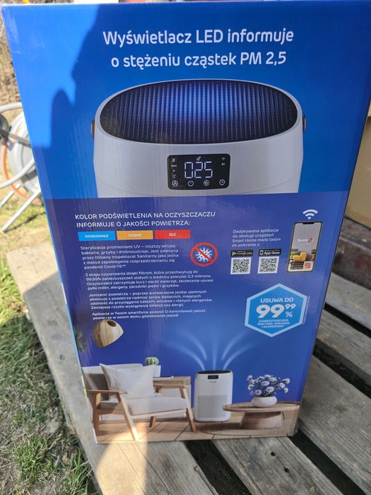 Oczyszczacz powietrza Setti+ AP600W Smart Home UV