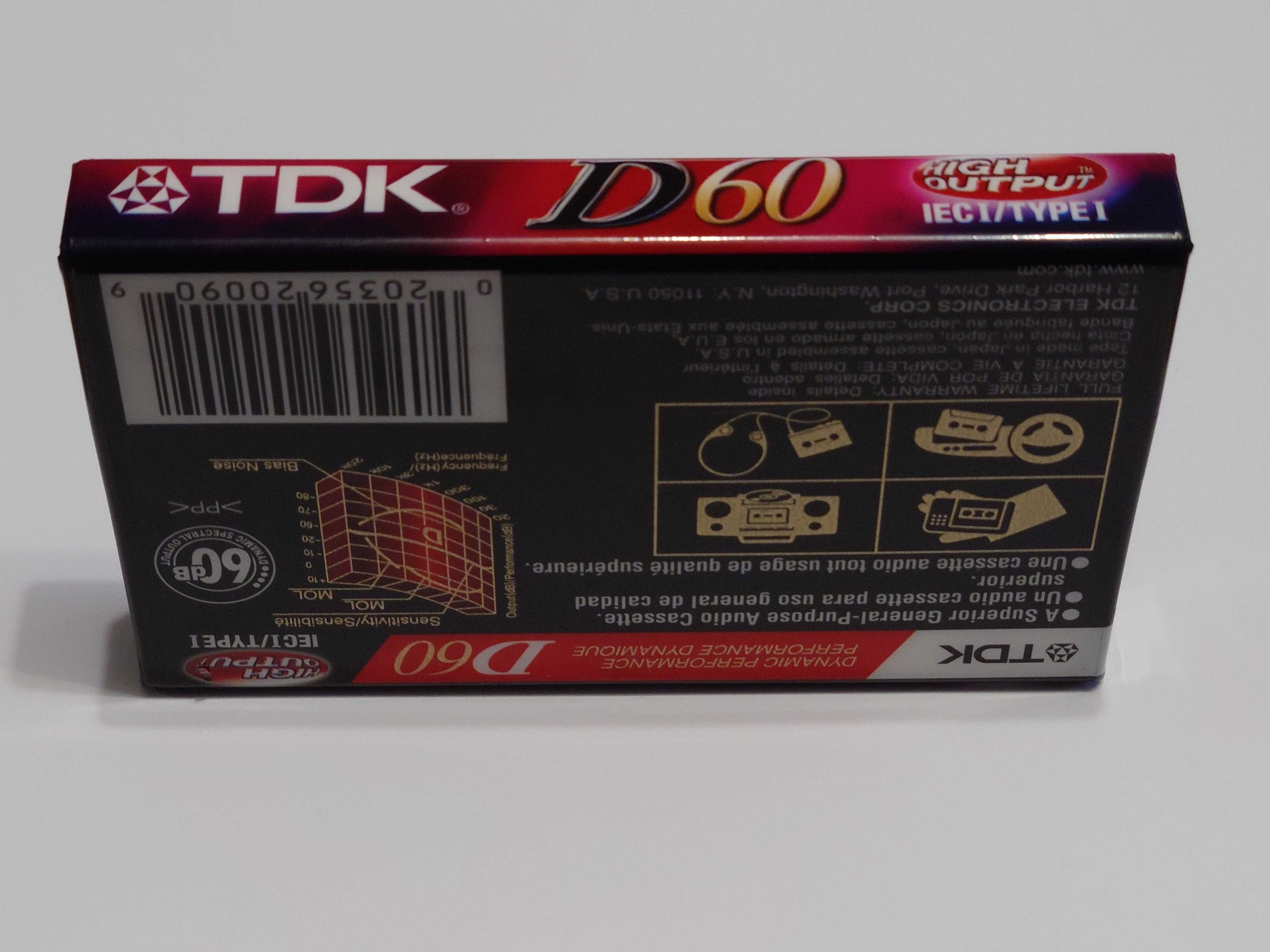 TDK D60 model na rok 2001 na rynek Amerykański