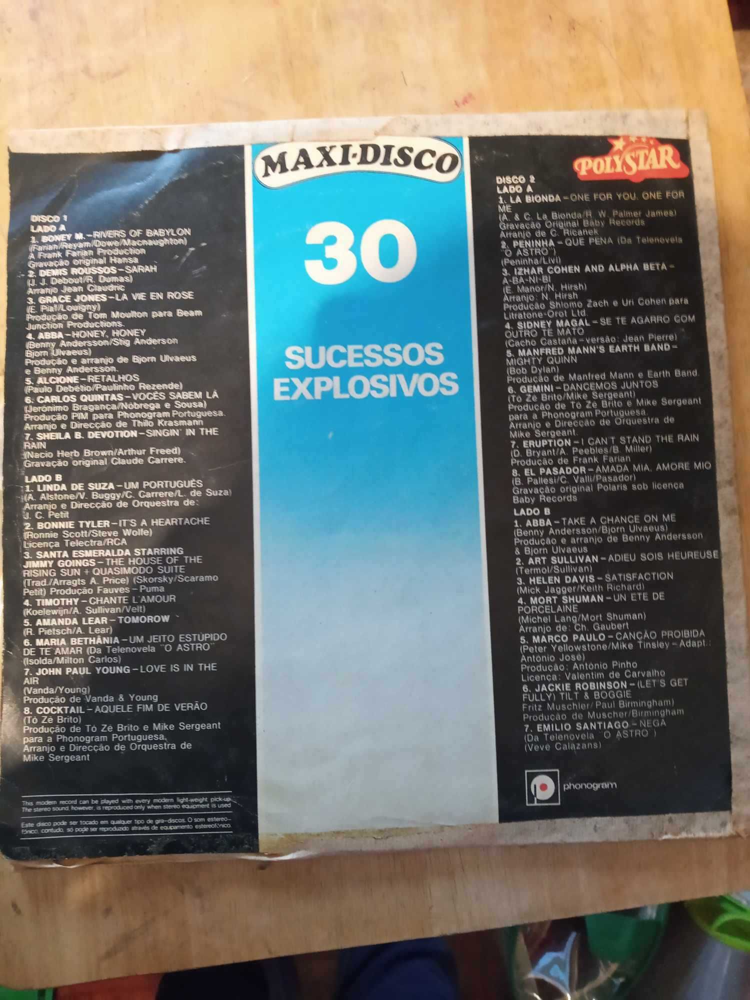Vinil Maxi- Disco com sucessos explosivos