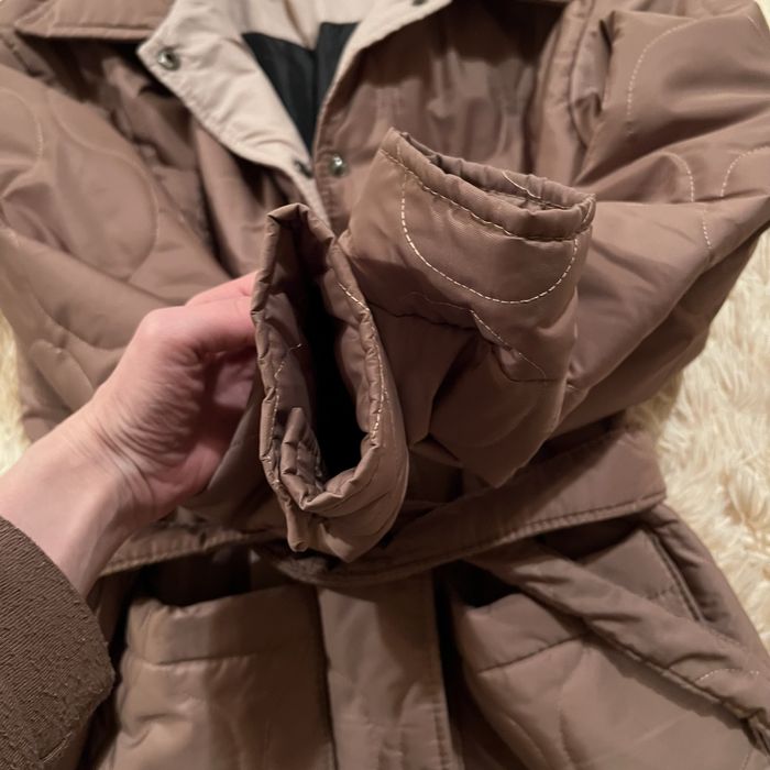 Куртка стьобана з поясом