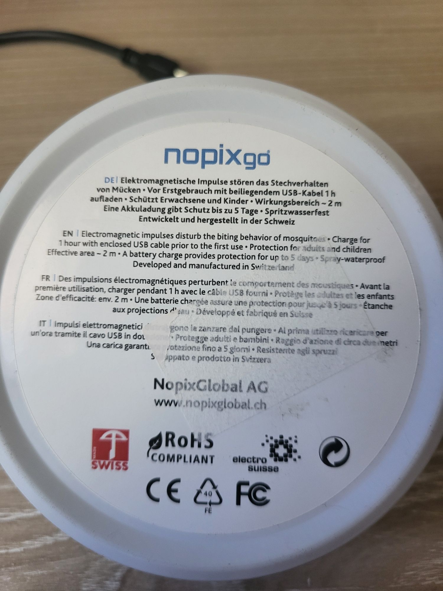 Браслет от комаров Nopix.qd