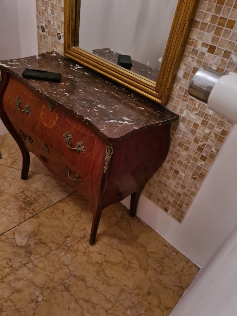Komoda sekretarzyk łazienka toaletka vintage glamour antyk