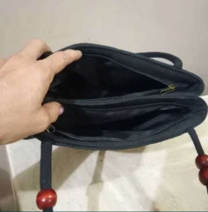 Женская сумка с вышивкой с ручками в стиле бохо