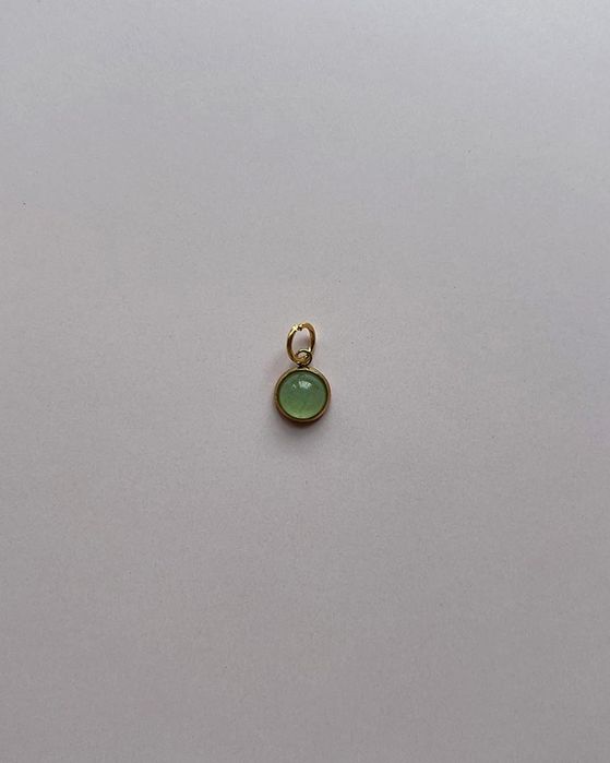 Кулон з нефрітом натуральний