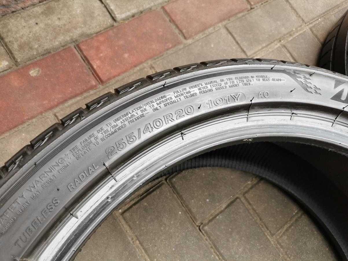 255/40 101W R20 BRIDGESTONE T005 5.5mm 2022r Letnie Opony 4szt