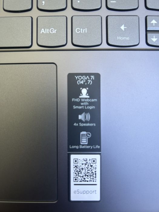LENOVO YOGA 7 14iAL i5-1240P 8GB - SSD 512GB