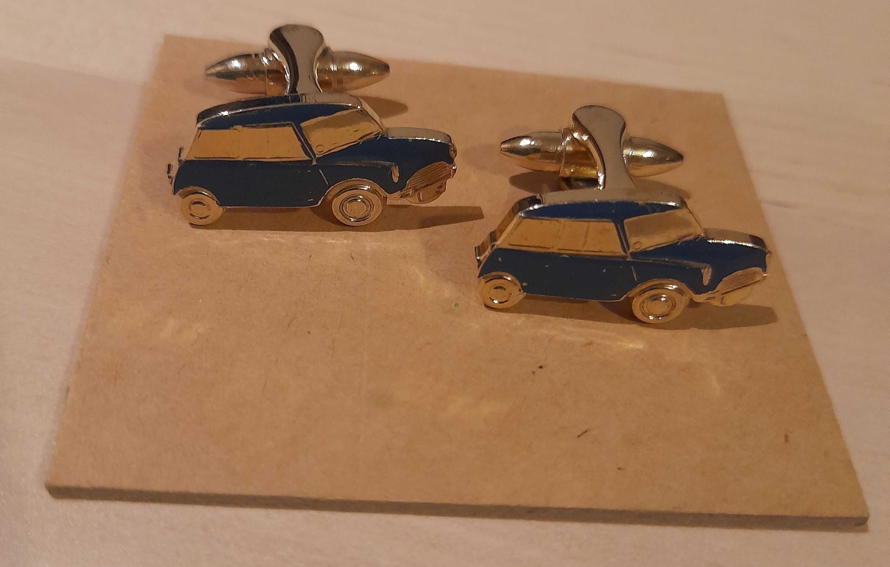 Mini azul - Botões de punho de colecção. Originais