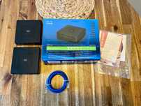 Cisco Linksys Wireless-G Router modem Speedburst WRT54GH 2 sztuki