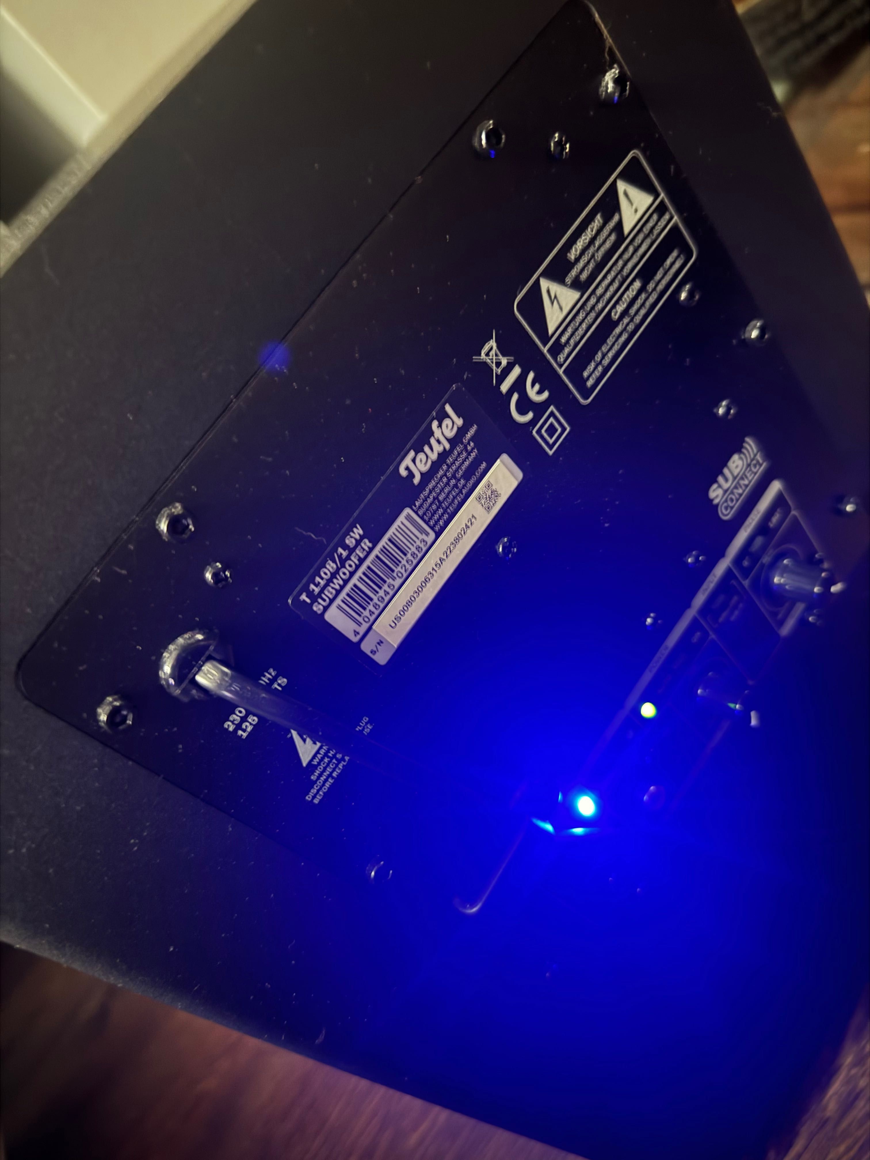 Zestaw stereo Teufel Ultima + Denon DRA-800H + subwoofer Teufel