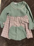 Vestido quente com tapa fralda24 meses