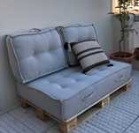 Conjunto sofa para paletes