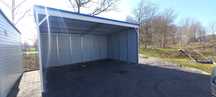 Wiata blaszana  carport blaszany na wymiar 6x4x3