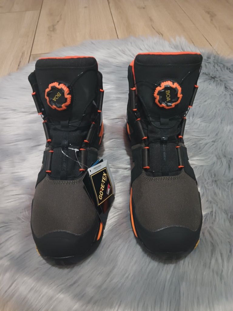 Lekkie buty obuwie robocze męskie BHP Solid Gear 46 GORE-TEX nubuk