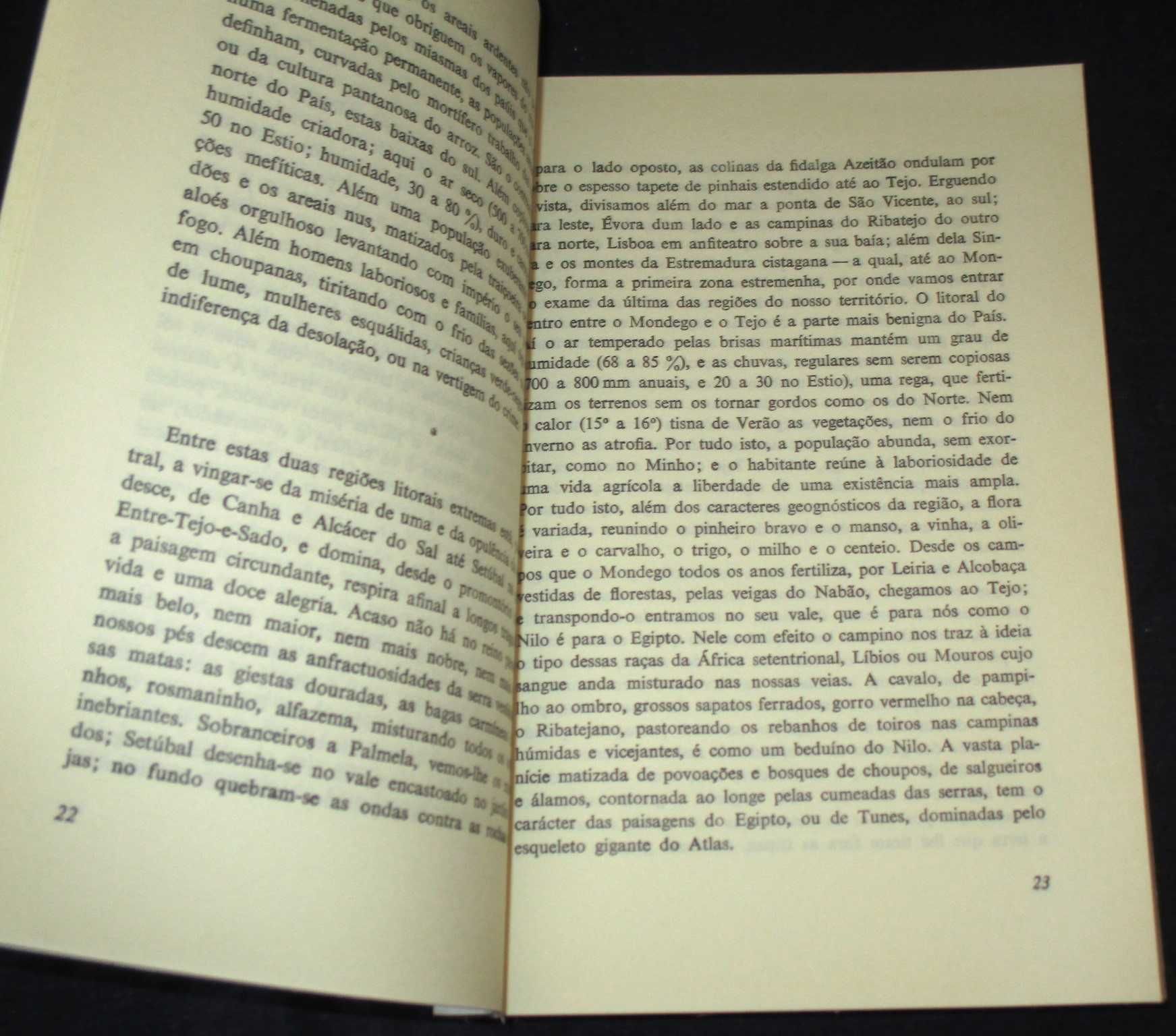Livro Portugal A Terra e o Homem Antologia de textos Vitorino Nemésio