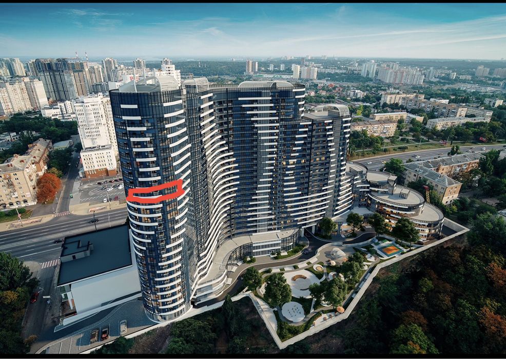 Продам ВИДОВУЮ 3к. кв. 87м2, ЖК Aria, бул. Миколи Міхновського 13А.