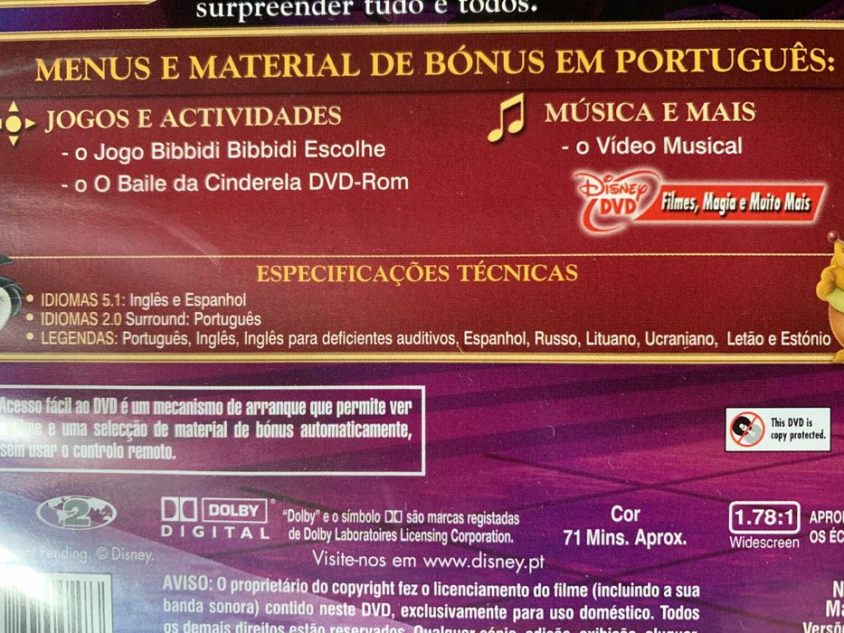 [DVD] Cinderela - Reviravolta no Tempo (Cinderela - A Twist in Time)