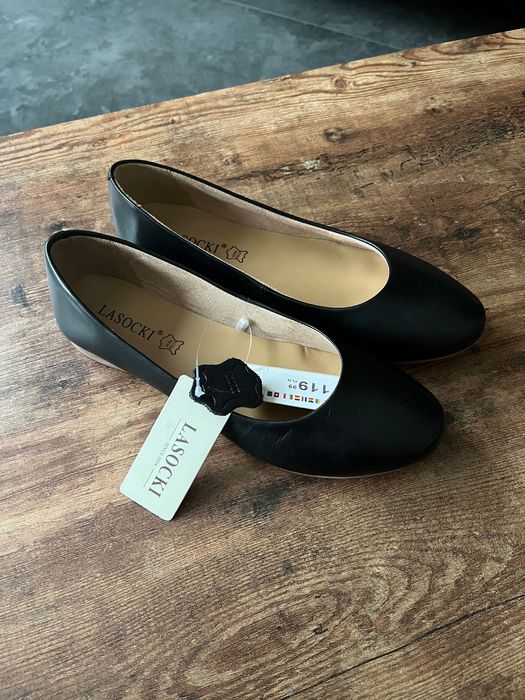 Nowe czarne baleriny Lasocki
