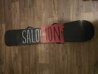 Deska snowbordowa salomon i wiązania Union flite pro