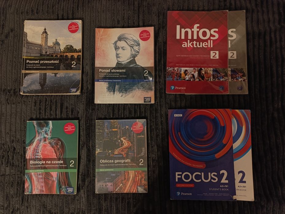 Podręczniki liceum/technikum klasa 2