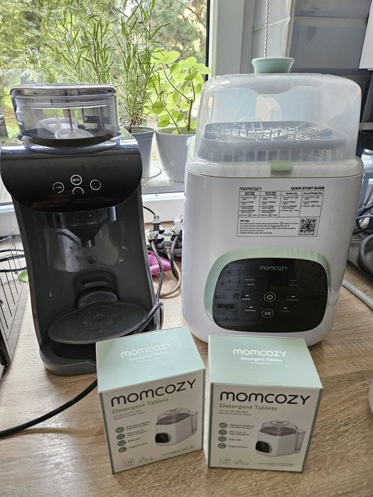 Ekspres Luna Bambini, myjka i sterylizator do butelek Momcozy