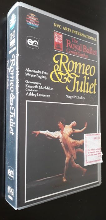 Vhs bailado "Romeu & Juliet" de Sergei Prokofiev